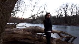 Outdoor Sex with my 18yo Amateur Girlfriend