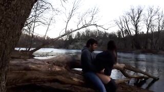 Outdoor Sex with my 18yo Amateur Girlfriend