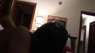 Tied-up Laura gags on cock and gets fucked hard.