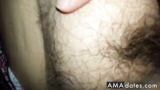 Waking Up to a Hairy BBW Handjob