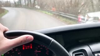 Truck Driver's Naughty Adventure with a Stunning Brunette in the Woods