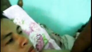 Amateur Asian Boy with a Mature Woman