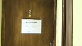 Attractive blonde French MILF enjoys facial after hot fuck