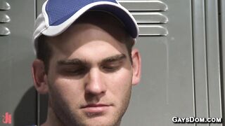 Gays Zane Anders vs John Smith gym wrestling and anal insertion of baseball bat