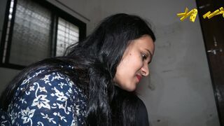 Desi Indian couple creampie riding on dick and romantic kissing hot fuck