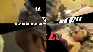 Rough Interracial Amateur Sex: Choke Me!
