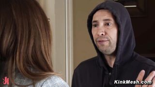 Sexy babe dominated and rough fucked