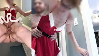 Xmas POV Creampie