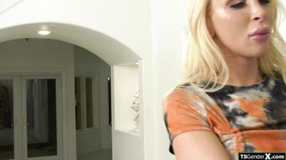 My hard trans cock in your shemale ass will help you move on