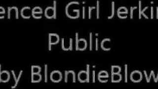 Public Handjob with Amateur Babe