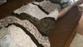 Waking Him Up to My Wet Pussy for a Quick Morning Fuck