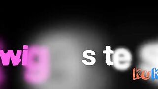 British MILF Teases in Pink Wig for Anal