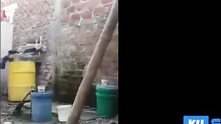 Brazilian Amateur Strips Outdoors