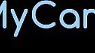 Crystal Squirts with Glass Dildo - Anal Milf Orgasm