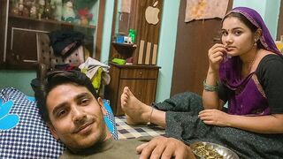 Pakisthani Village Stepsister and indian chora Hot Romantic With kiss By -Snapchat143