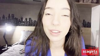 Latin Teen Babe Plays with Sex Toy on Webcam - Part 1