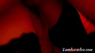 Mature Blonde Girl, Lisa, Orgasm with Big Cock Sparrow