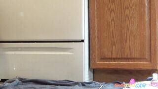 Curvy Tattooed Fan Fucks Herself in the Kitchen