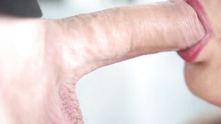 Schlampiger Deepthroat-BJ des deutschen Babes