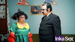 El Chibolo 18 - Don Panzón collects the rent by eating Cholondrina's ham cake - Chapter II