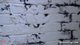 Leather Dom Michael Roman Binds and Punishes Bratty Sub Damon Heart