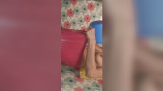 Deshi Hottest & Horny Sathi Shower Her Bathroom