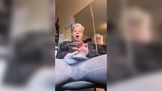 Cumming under my yoga pants