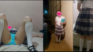 with a first-time Mexican schoolgirl, a student at a technical school in Sinaloa