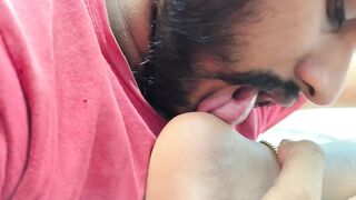 Mallu couple hot nighty fuck and lip lock romance in bedroom part - 4