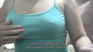 I Managed to Convince My Wife to Show Her Big Ass Tight Hole and Pussy to a Friend of Ours on Skype