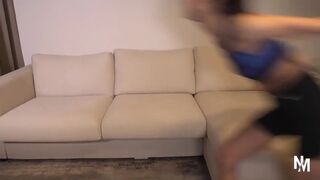 Busty Babe Licking Her Skinny Friends Feet and Toes