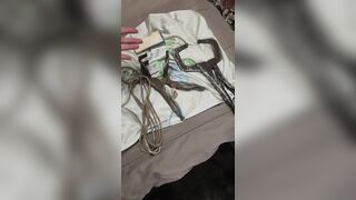 PT3 GOODE GIRL enjoys rope play with hubby's balls