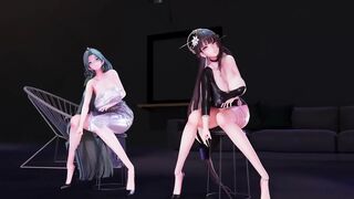 Mmd Brave Girls-rollin', Couple Dance, Korean Dance, Lingerie, Striptease