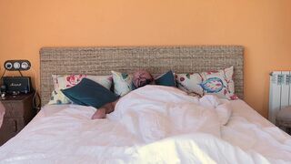 Two Sexy Teen Girls Sharing a Dick in the Morning