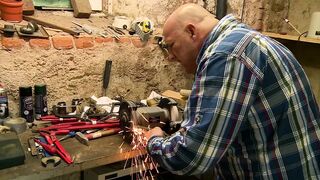 Blonde babe likes older bald dudes and she just found one