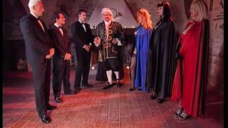 Orgy at the Count's House: 3 Sluts Get Ass-fucked in Doggy Style