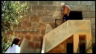 Sexy and hot girl undressed and outdoor banged doggystyle