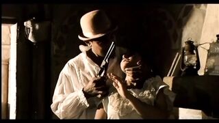 Black and white anal penetrated in the castle