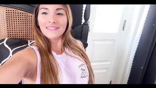 Steph Was Almost Caught by Her Grandfather Masturbating for a Custom Video!