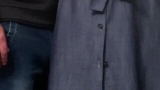 A Strange Old Man Perv In The Subway Play With My Pussy