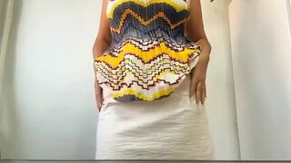 MILF with Big Tits and Big Ass Almost Gets Caught Masturbating at the Office