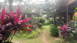 Horny Neighbour - Come in and Fuck Me From Behind, Cums Fast Inside Me