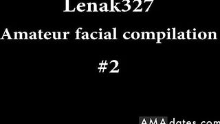 Amateur Babe Lenak327's Facial Compilation