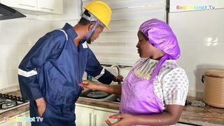 This Is Me Begging the Estate Plumber to Fuck Me Right I. My Kitchen