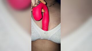 Sonu playing with vibrator