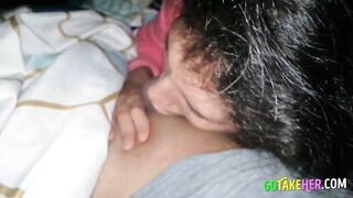 Cute Latina Babe in POV Blowjob Video