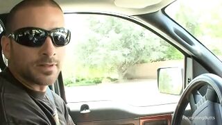 The slutty blonde individual venerates and mounts a large, elongated phallus.