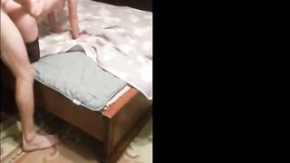 Russian Girl Shared with Friend at Home