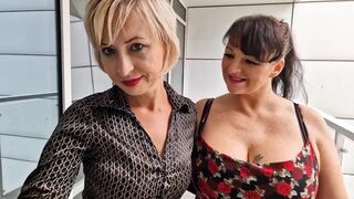 Mature, lusty lesbians in stockings