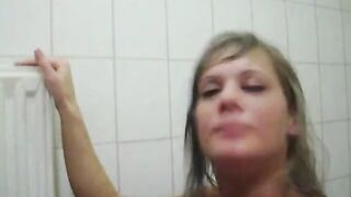 Blonde MILF Deepthroats and Gets Facialized